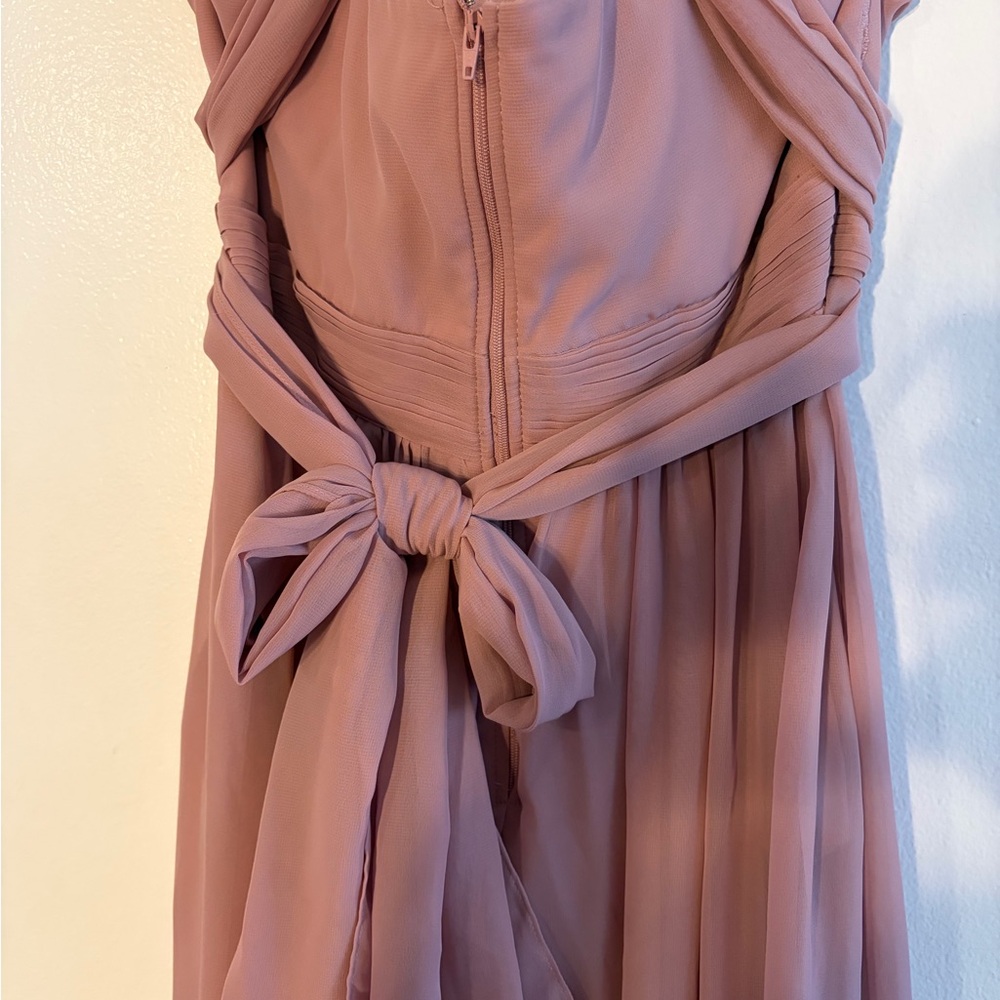 Birdy Grey Strapless Mauve Gown - Picture 7 of 8